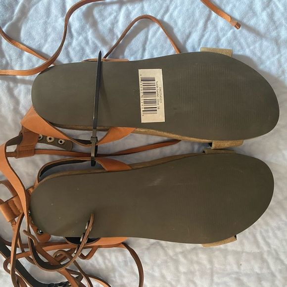 NEW Spell & The Gypsy Olive Wrap Strappy Gladiator Suede Padded Insole Sandal 38 - Picture 6 of 9